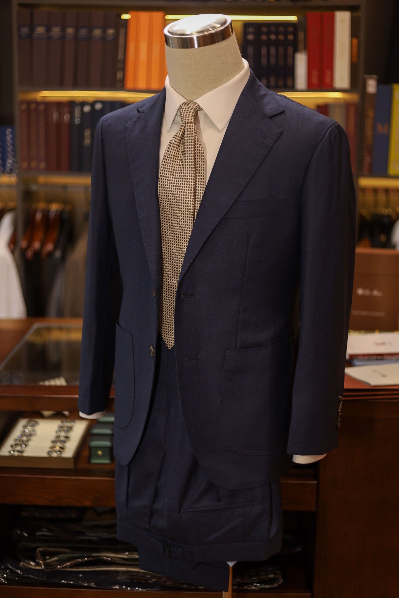 Scabal Super 180s Navy Suit