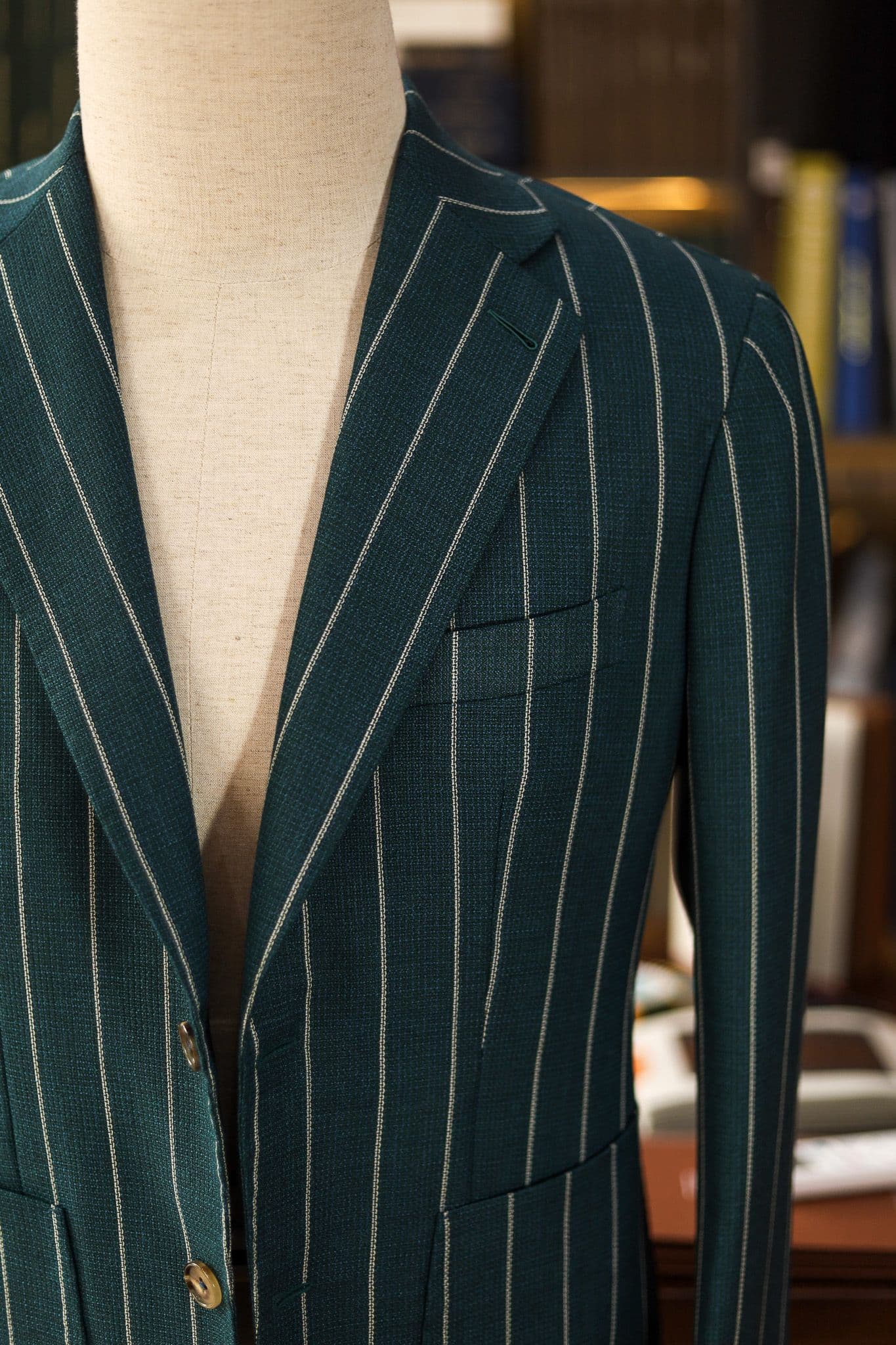 holland-and-sherry-darkteal-stripe-hopsack-mesh-jacket